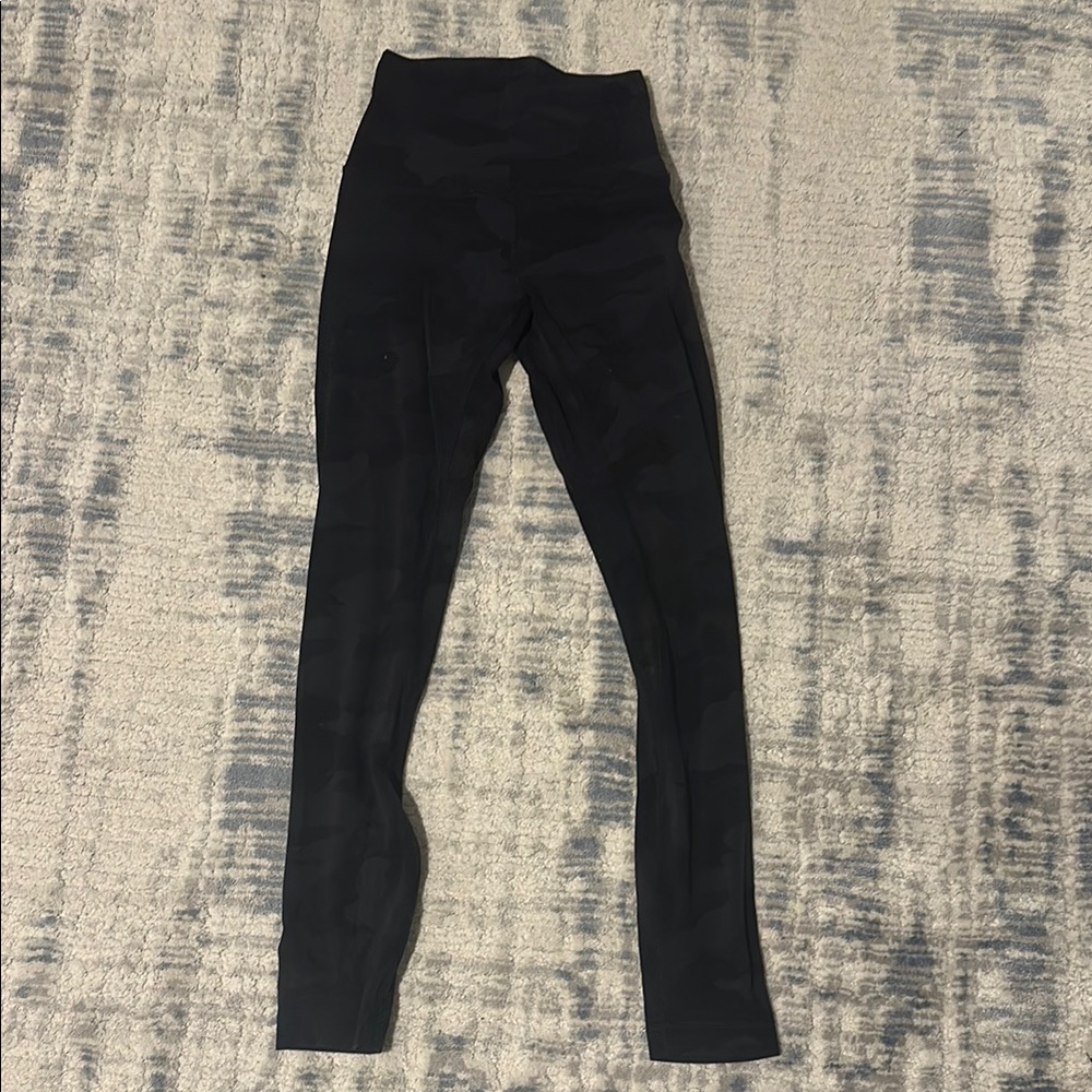 lululemon athletica Black Camo Leggings
